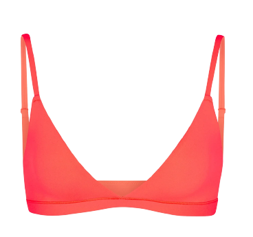SKIMS Fits Everybody Bandeau Bra in Neon Lime